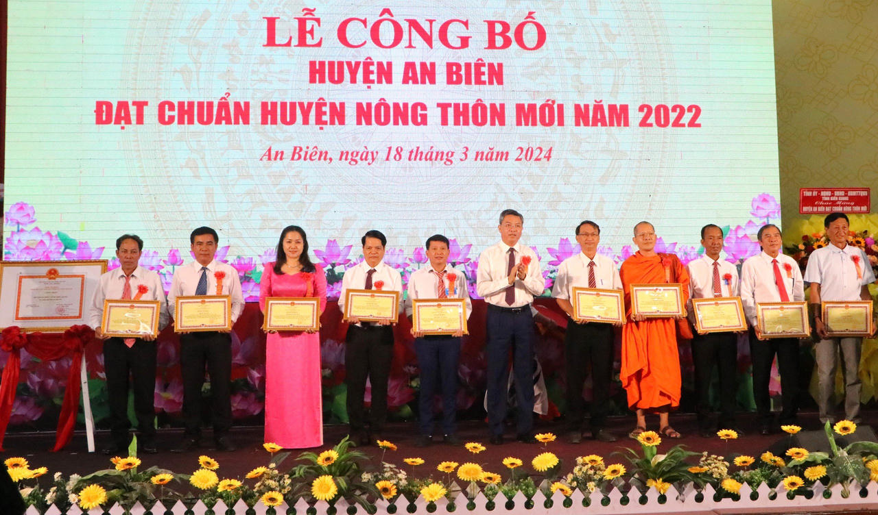 Nông thôn mới huyện An Biên (Kiên Giang) khởi sắc, đời sống người dân nâng cao