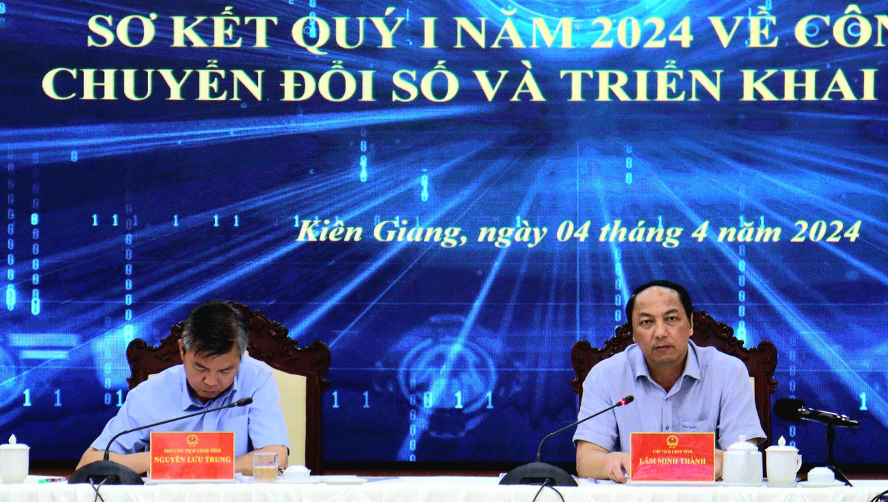 Kiên Giang tiếp tục tháo gỡ khó khăn trong thực hiện chuyển đổi số