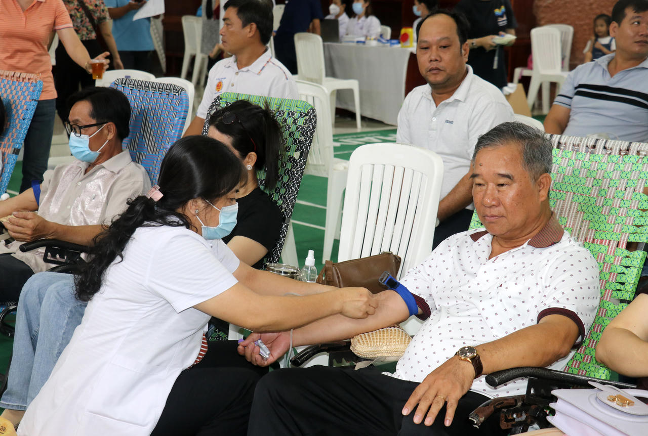 Kiên Giang: Công đoàn viên, người lao động hiến máu tình nguyện