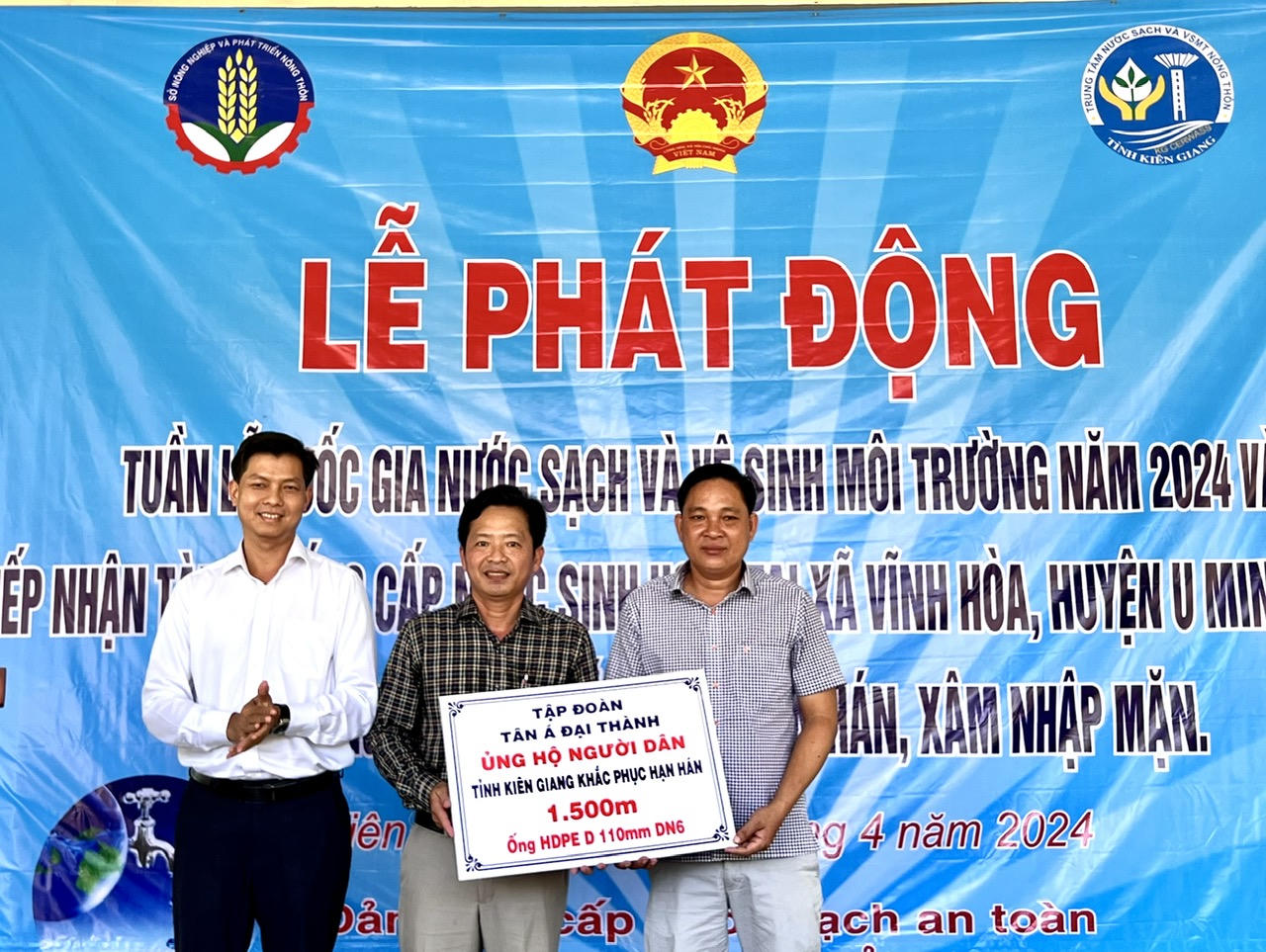 Đầu tư 10km tuyến ống cấp nước sinh hoạt cho người dân U Minh Thượng 