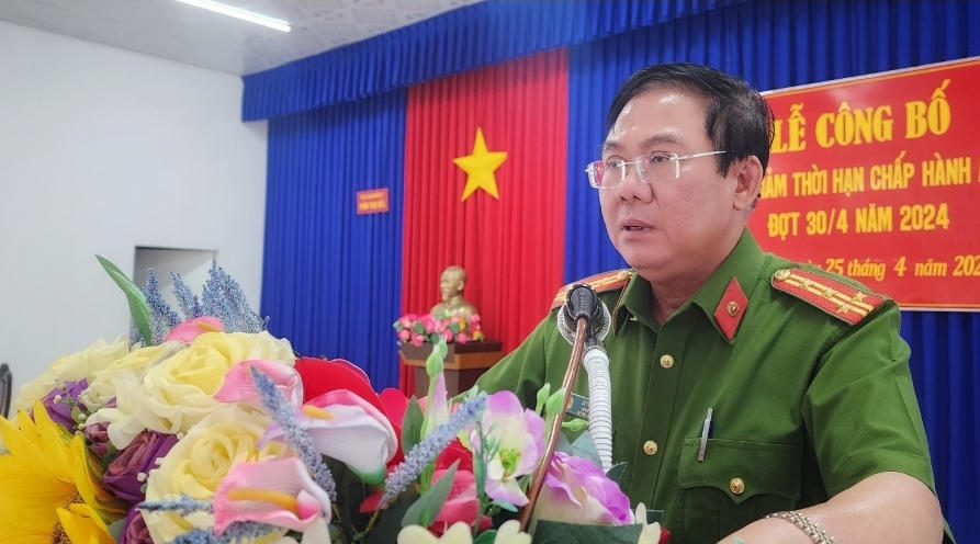 Trại giam Kênh 7: Công bố giảm thời hạn chấp hành án phạt tù cho phạm nhân đợt 30/4