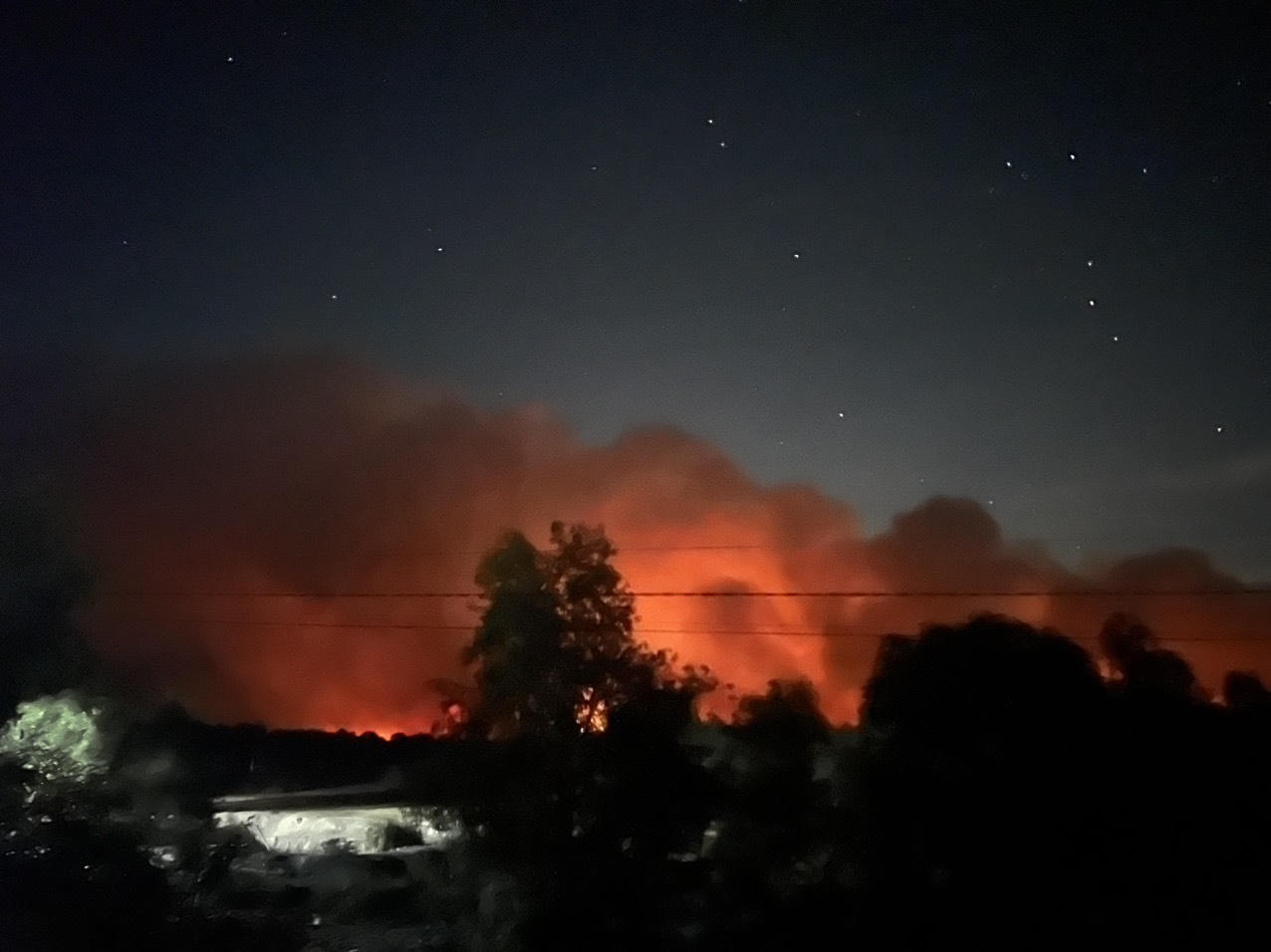 Cháy rừng tràm ở huyện Giang Thành: Chủ tịch tỉnh Kiên Giang yêu cầu tăng cường PCCC rừng