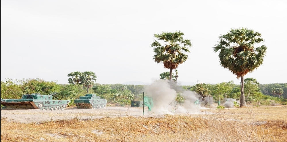 Chiến sĩ mới BĐBP tỉnh An Giang tự tin hoàn thành Kiểm tra “3 tiếng nổ”