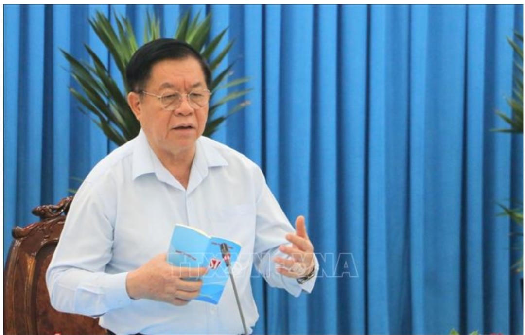 Trưởng Ban Tuyên giáo Trung ương làm việc với tỉnh dẫn đầu lương thực cả nước