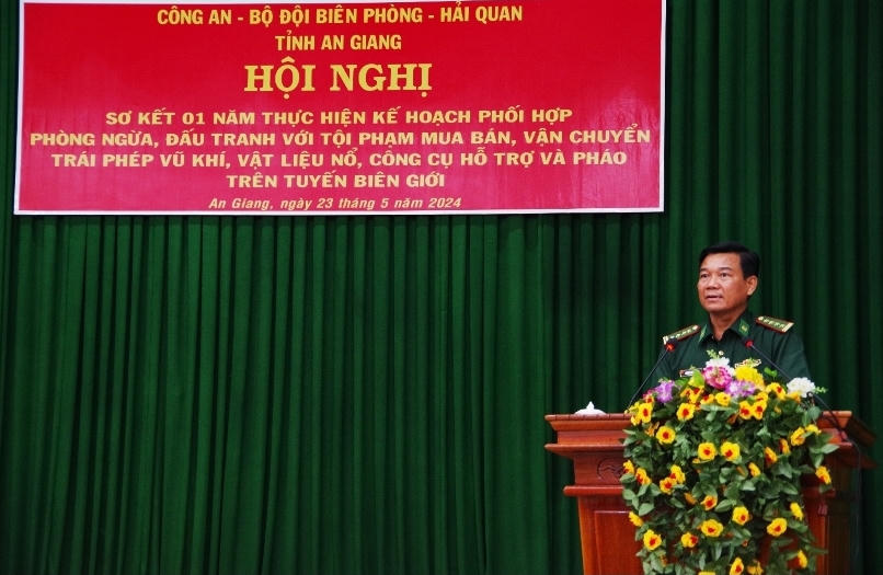  An Giang: Công an, Bộ đội Biên phòng và Hải quan sơ kết công tác phối hợp phòng, chống tội phạm