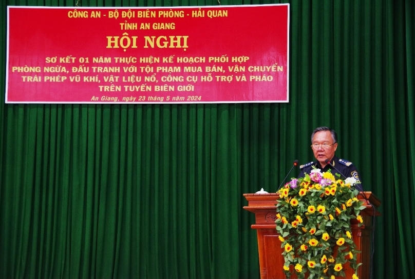  An Giang: Công an, Bộ đội Biên phòng và Hải quan sơ kết công tác phối hợp phòng, chống tội phạm