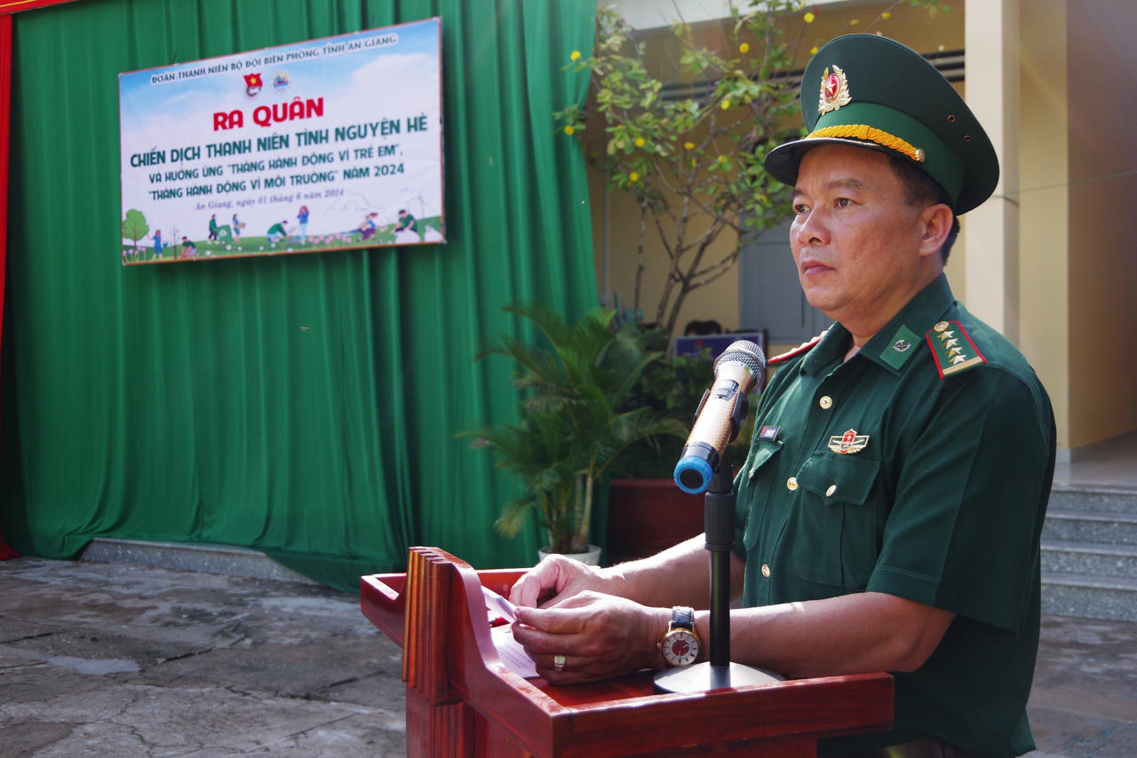 BĐBP An Giang ra quân chiến dịch “Thanh niên tình nguyện Hè” năm 2024