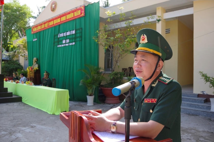 BĐBP tỉnh An Giang tuyên thệ chiến sĩ mới năm 2024