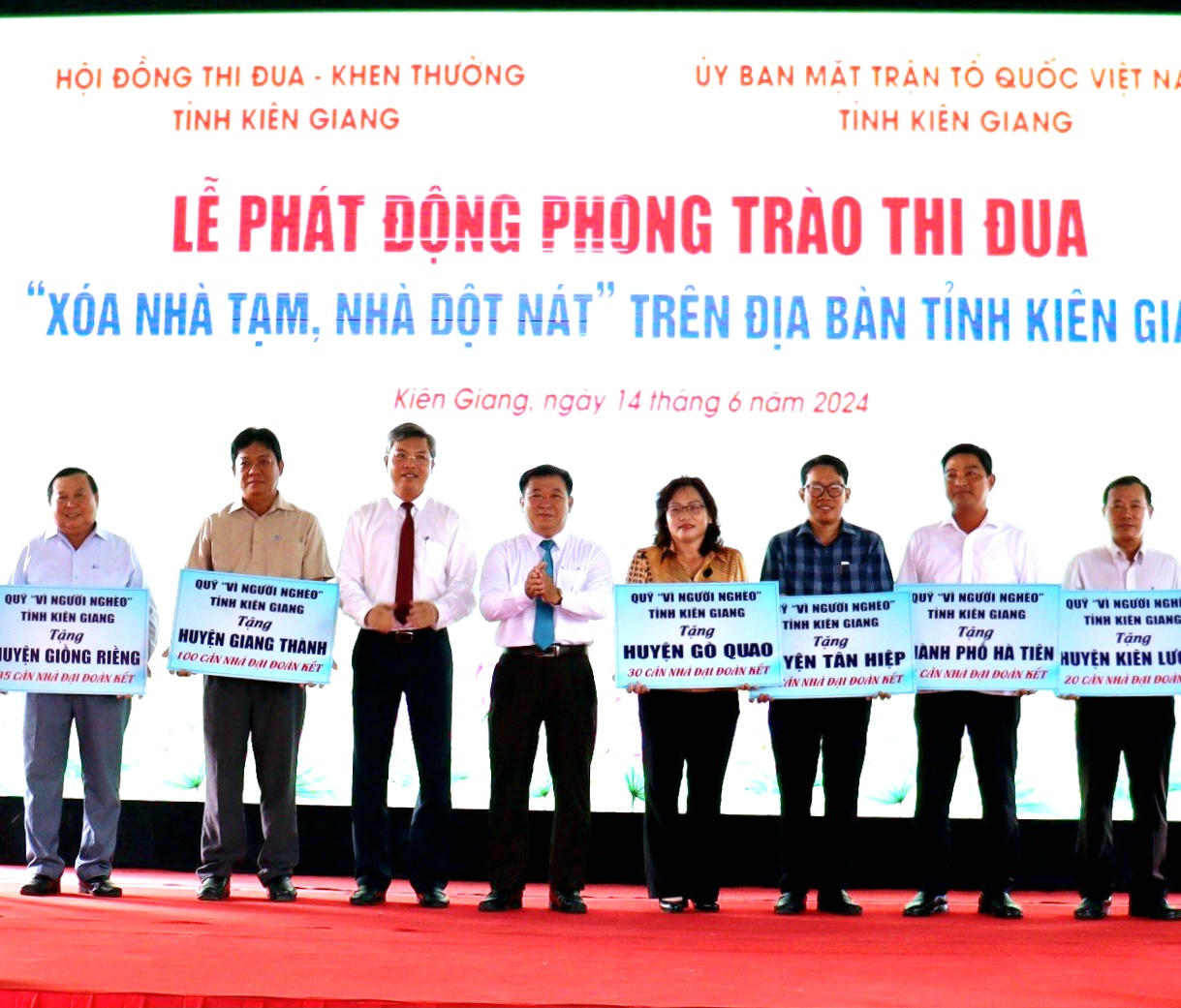 Kiên Giang: Tiếp nhận 43 tỷ đồng thực hiện chương trình 'Xóa nhà tạm, nhà dột nát'