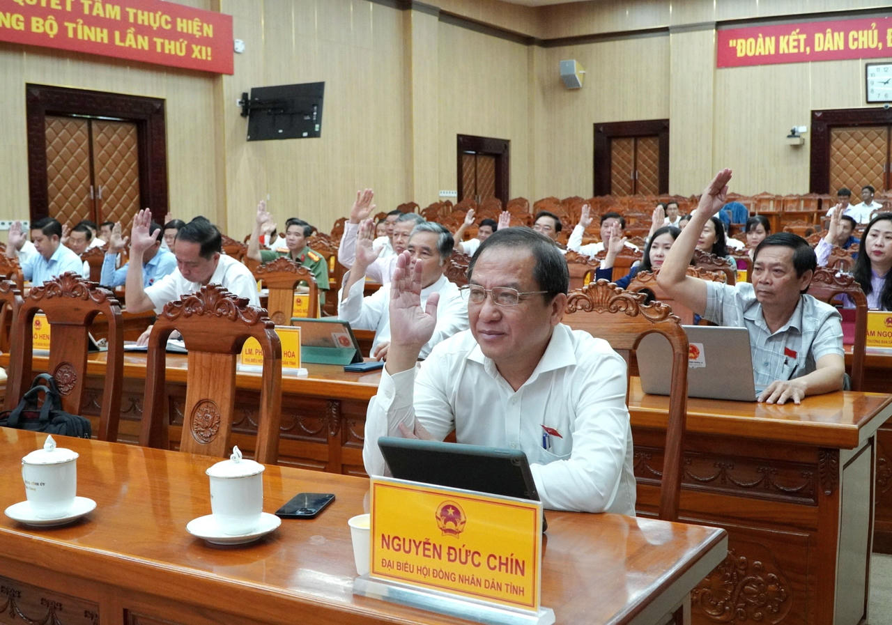 HĐND tỉnh Kiên Giang thông qua 8 nghị quyết