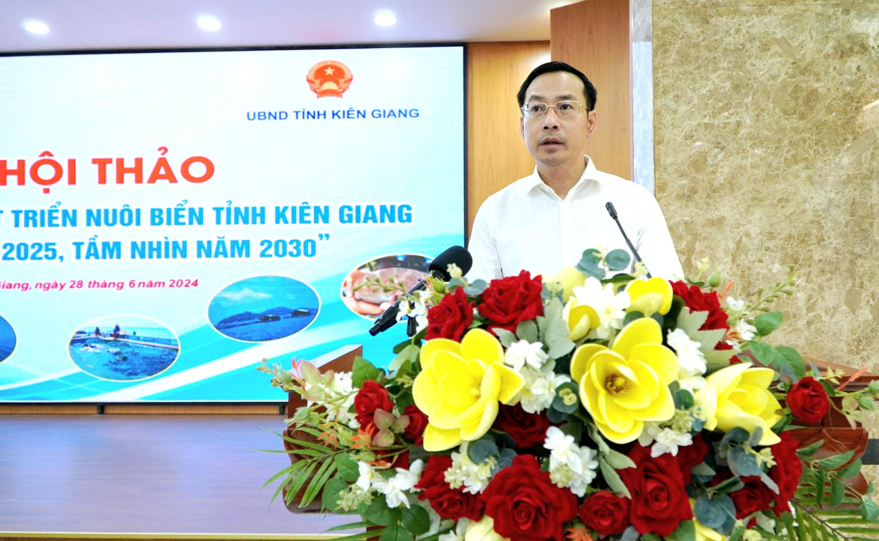 Tạo mọi điều kiện thuận lợi cho các dự án phát triển nuôi biển tại Kiên Giang