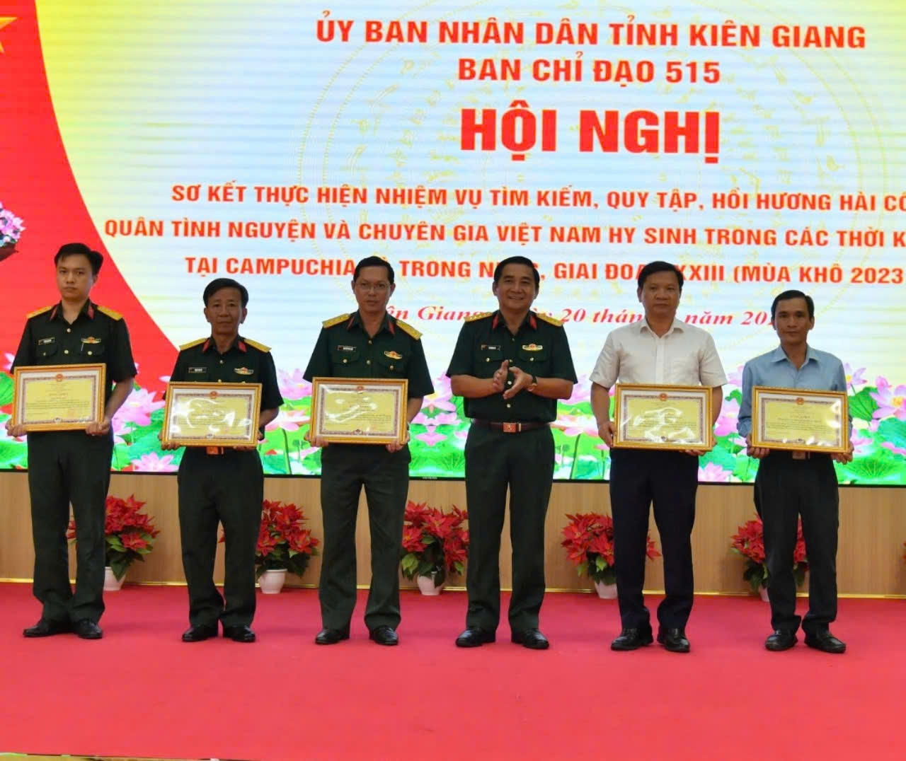 Kiên Giang quy tập 29 bộ hài cốt liệt sĩ trong mùa khô 2023 - 2024