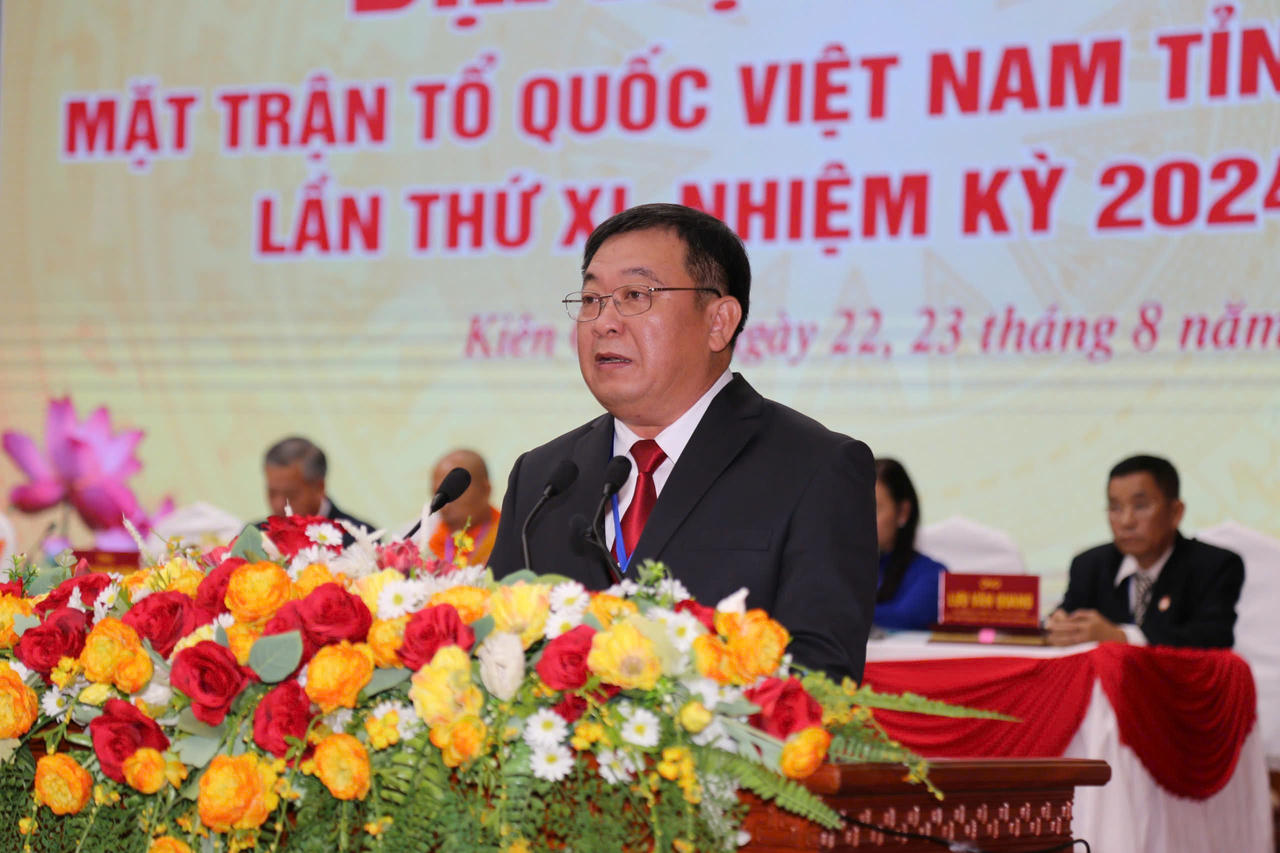 Ông Lê Thanh Việt tái đắc cử chức Chủ tịch Ủy ban MTTQ Việt Nam tỉnh Kiên Giang