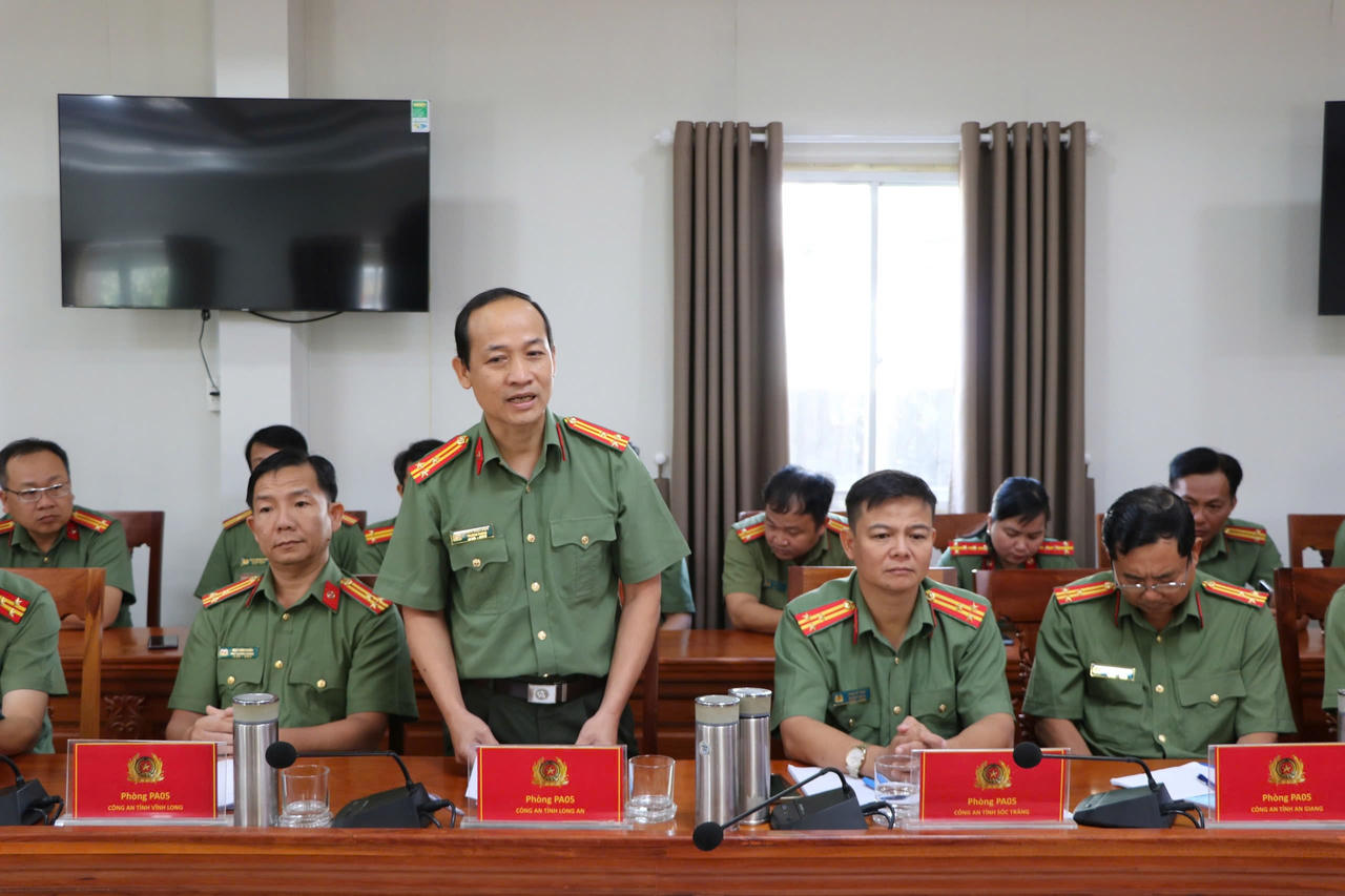 Công an các tỉnh, thành ĐBSCL trao đổi, học tập kinh nghiệm trong đấu tranh, phòng chống tội phạm sử dụng công nghệ cao 