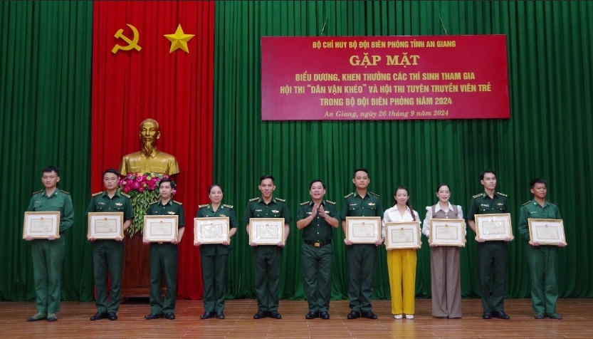 BĐBP tỉnh An Giang đạt thành tích cao trong Hội thi 'Dân vận khéo'