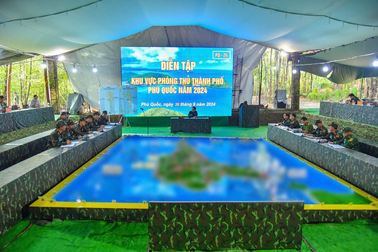 TP Phú Quốc hoàn thành diễn tập khu vực phòng thủ năm 2024