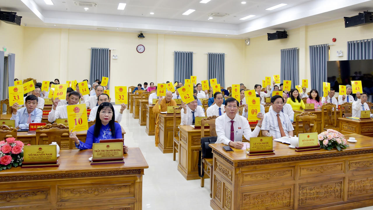 HĐND tỉnh An Giang thông qua 2 nghị quyết tại kỳ họp chuyên đề