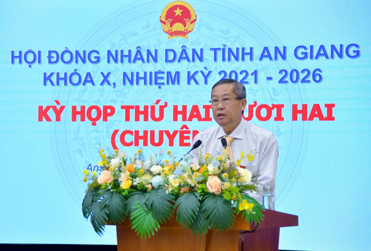 HĐND tỉnh An Giang thông qua 2 nghị quyết tại kỳ họp chuyên đề