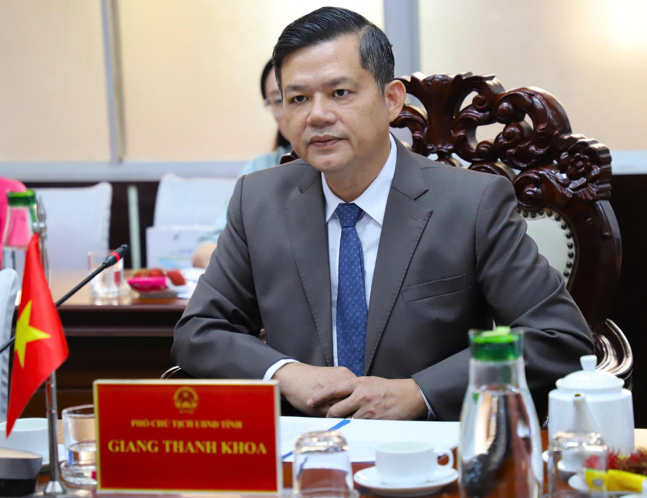 Tổng Lãnh sự quán Ấn Độ tại TP HCM chào xã giao tại tỉnh Kiên Giang