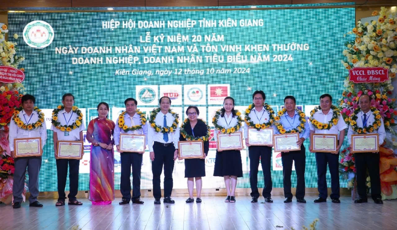 9 tháng đầu năm 2024, toàn tỉnh Kiên Giang có 1.095 doanh nghiệp được thành lập mới