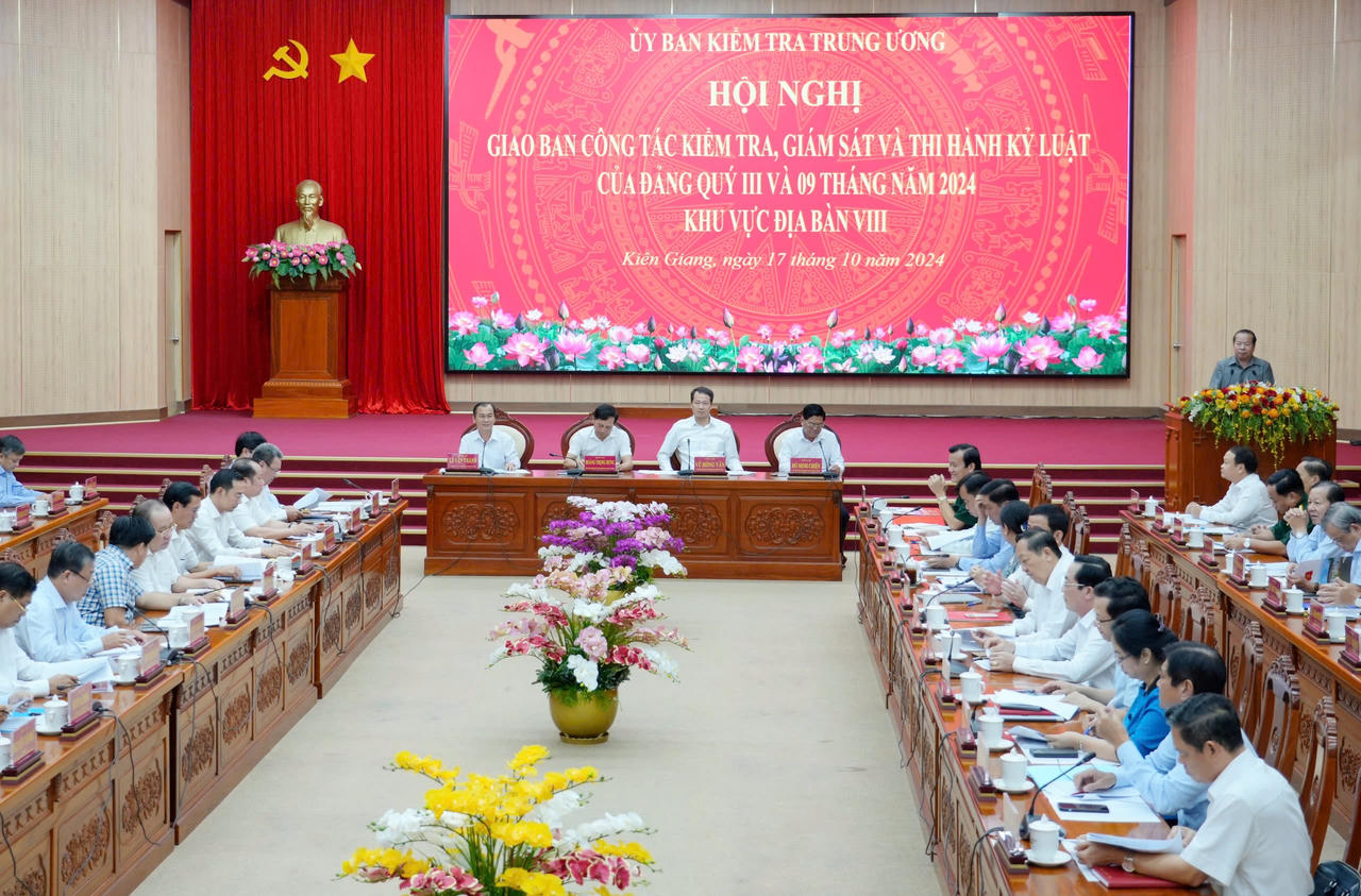 Kiên Giang luôn xác định công tác kiểm tra, giám sát, kỷ luật Đảng là nhiệm vụ quan trọng 