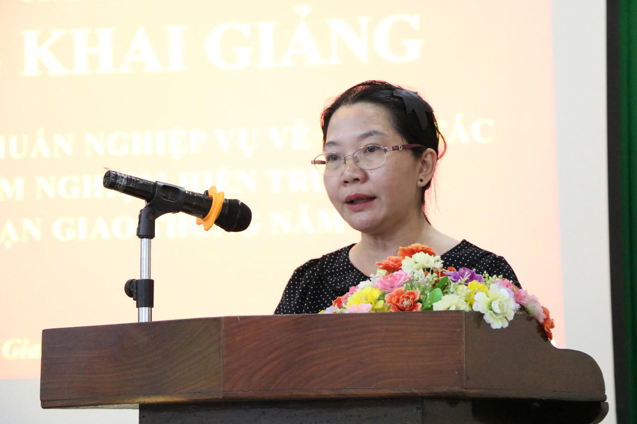 Kiên Giang: Tập huấn công tác khám nghiệm hiện trường tai nạn giao thông