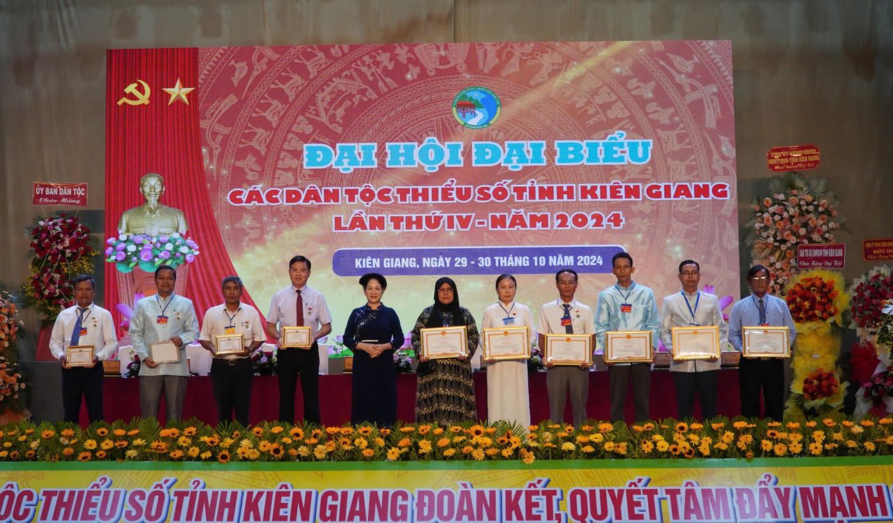 Đại hội đại biểu các dân tộc thiểu số tỉnh Kiên Giang lần thứ IV, năm 2024