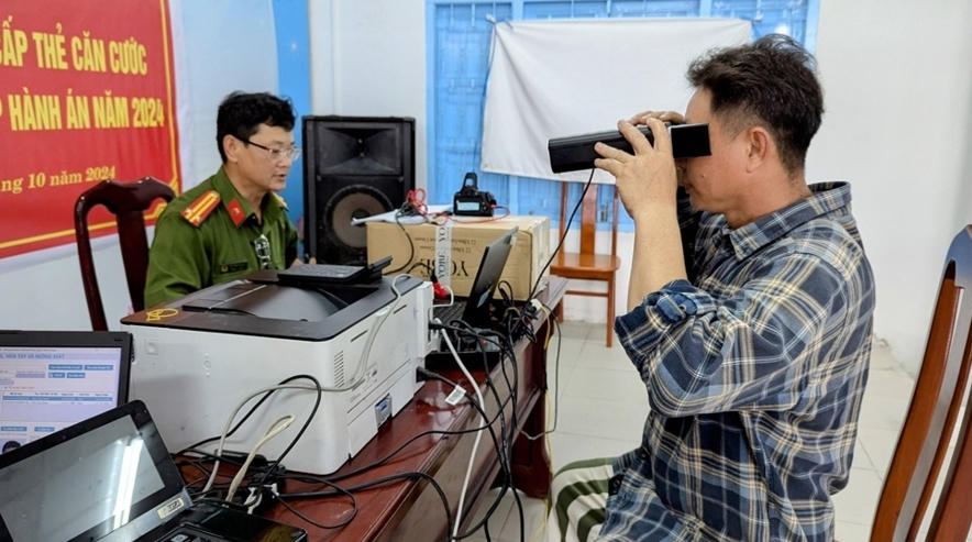 Triển khai cấp thẻ căn cước cho phạm nhân ở An Giang