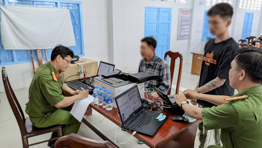Triển khai cấp thẻ căn cước cho phạm nhân ở An Giang