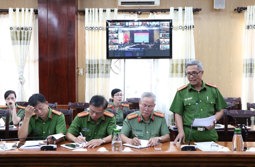 Công an Kiên Giang phổ biến các luật do Bộ Công an chủ trì soạn thảo
