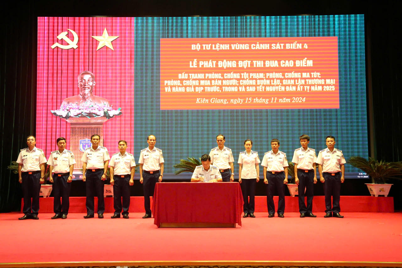 BTL Vùng Cảnh sát biển 4 kiên quyết đấu tranh với tội phạm dịp trước, trong và sau Tết