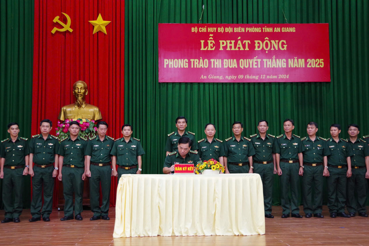BĐBP tỉnh An Giang quyết tâm hoàn thành xuất sắc nhiệm vụ năm 2025