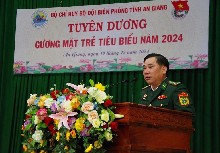 Bộ đội Biên phòng tỉnh An Giang tuyên dương gương mặt trẻ tiêu biểu năm 2024 