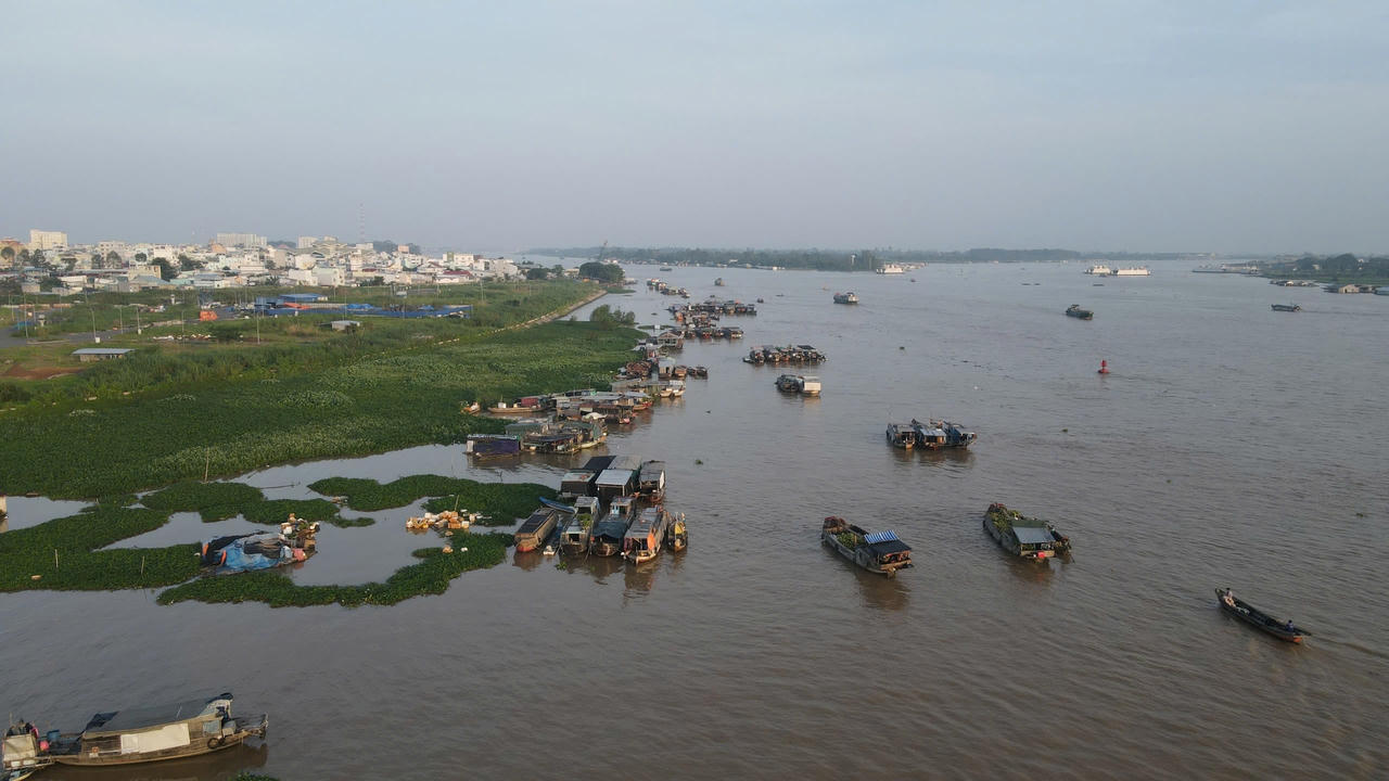 An Giang: Có chợ nổi Long Xuyên đậm đà hồn quê