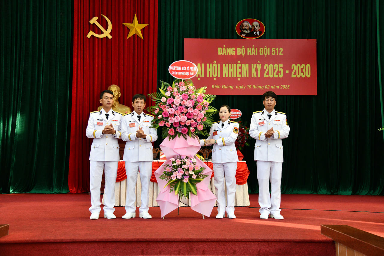 Đại hội Đảng bộ bộ phận Hải đội 512 nhiệm kỳ 2025-2030