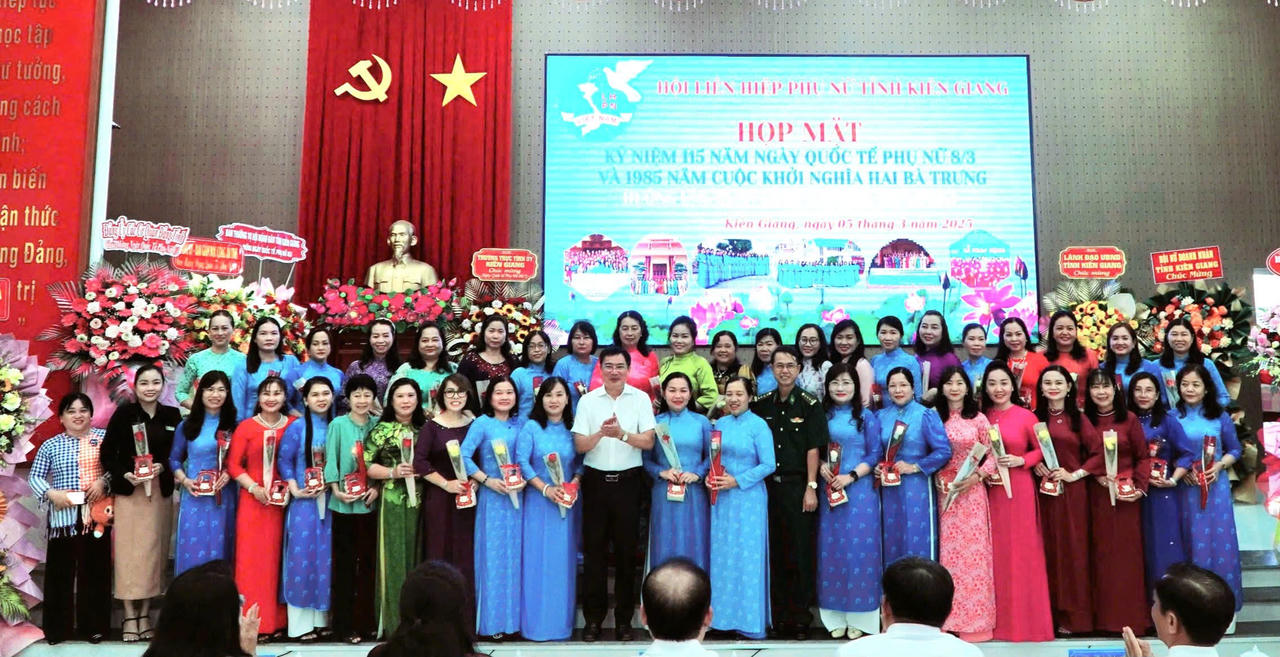 Kiên Giang: Kỷ niệm 115 năm ngày Quốc tế phụ nữ 8/3 và 1985 năm cuộc khởi nghĩa Hai Bà Trưng
