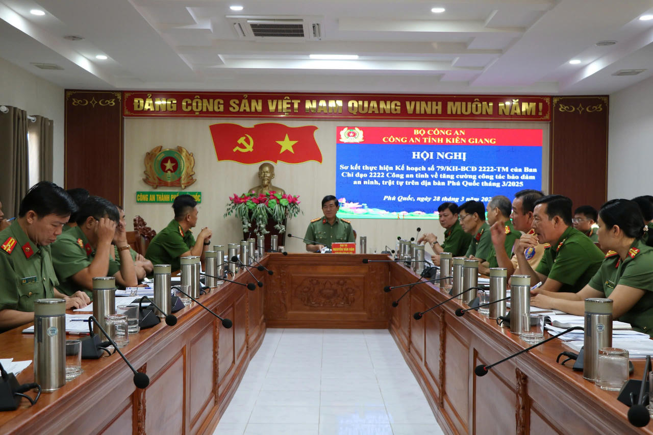 Kiên Giang: Thực hiện tốt công tác bảo đảm an ninh, trật tự trên địa bàn Phú Quốc