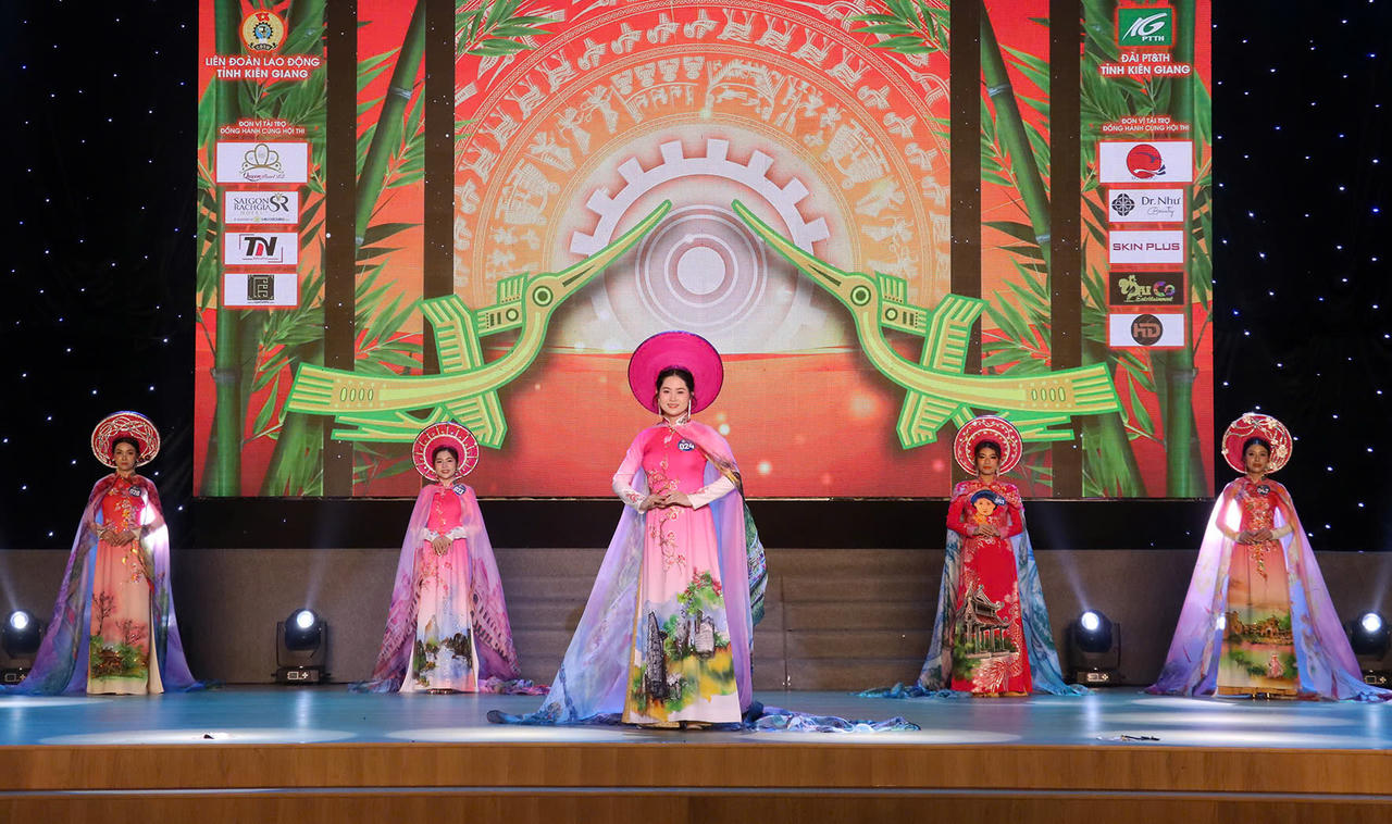 Cô giáo tiểu học đăng quang Hoa khôi Duyên dáng công chức, viên chức, người lao động tỉnh Kiên Giang