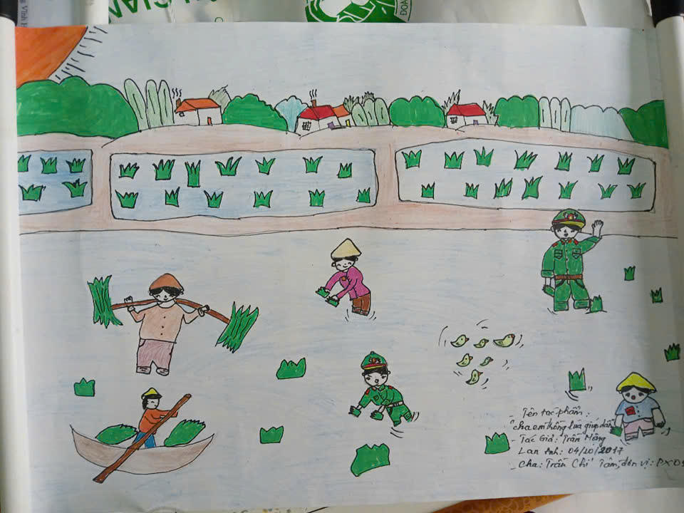 Trao giải cuộc thi viết - vẽ chủ đề “Con yêu bố mẹ - Người chiến sĩ Công an nhân dân”