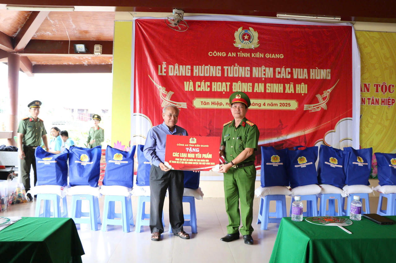 Công tỉnh Kiên Giang tổ chức nhiều hoạt động thiết thực nhân dịp Giỗ tổ Hùng Vương