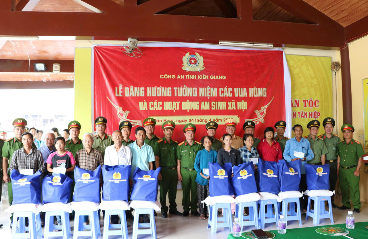 Công tỉnh Kiên Giang tổ chức nhiều hoạt động thiết thực nhân dịp Giỗ tổ Hùng Vương