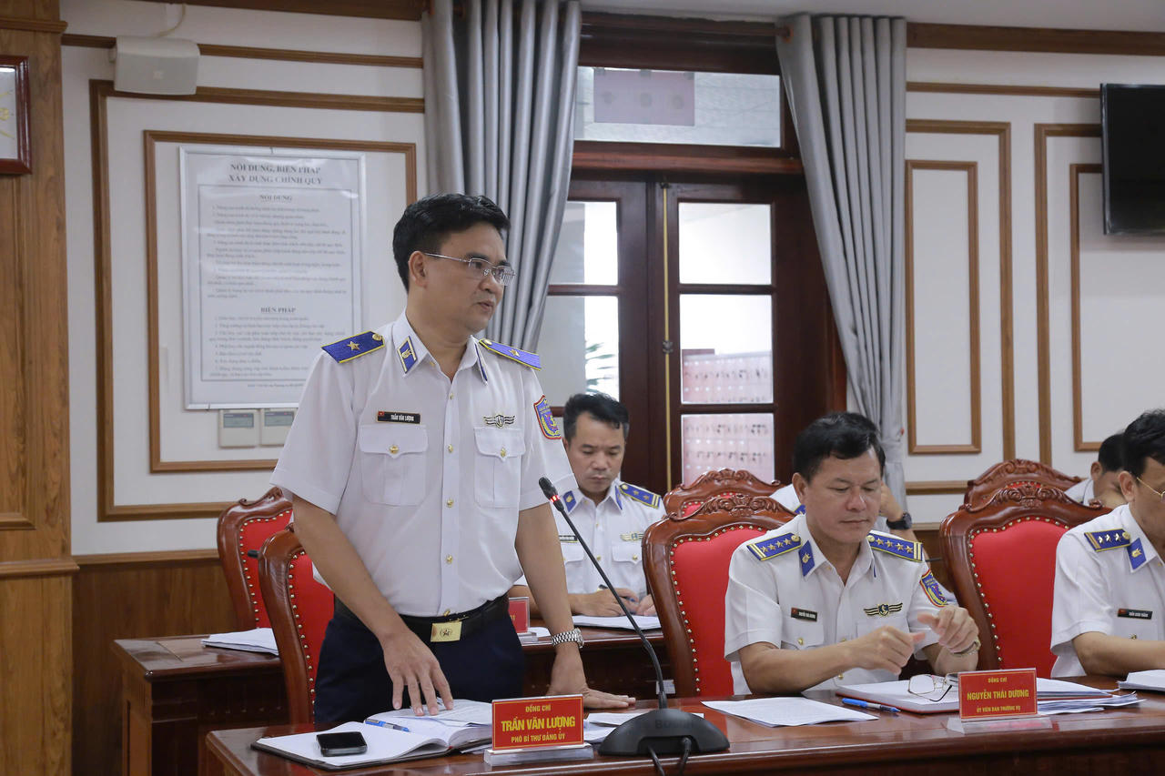 Đảng ủy Vùng Cảnh sát biển 4 thực hiện tốt nhiệm vụ đấu tranh chống vi phạm IUU