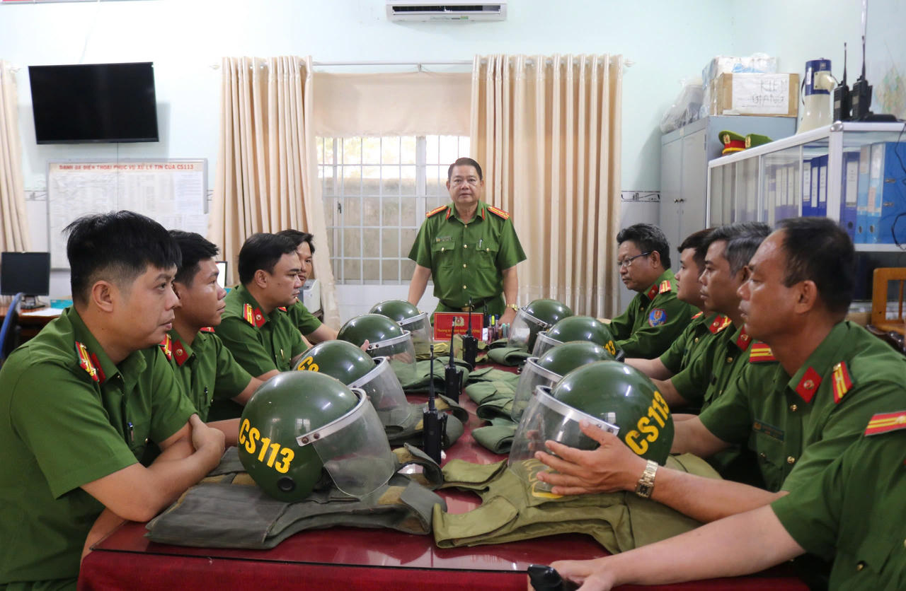 Kiên Giang: Lực lượng Cảnh sát 113 ra quân bảo đảm an ninh trật tự dịp Lễ 30/4 và 1/5