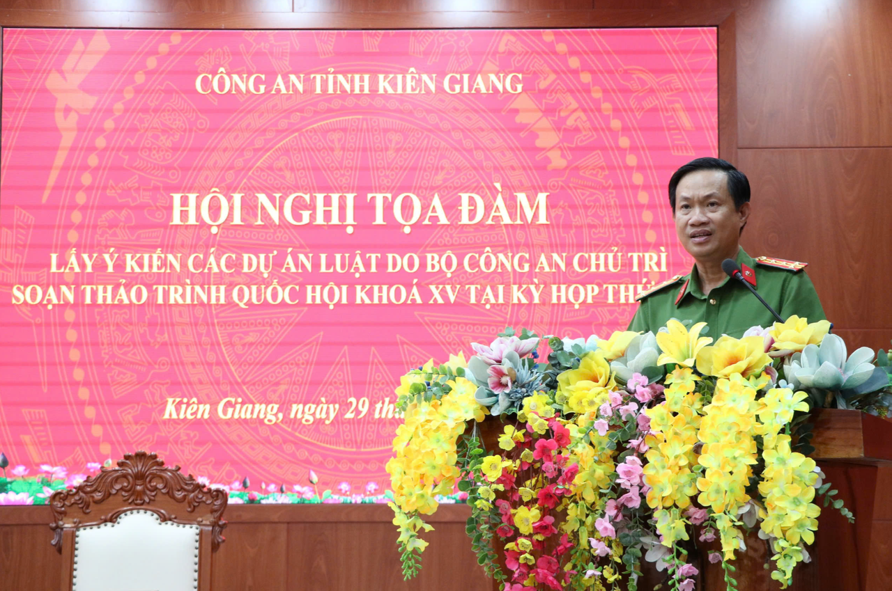 Lấy ý kiến các dự án luật do Bộ Công an chủ trì soạn thảo