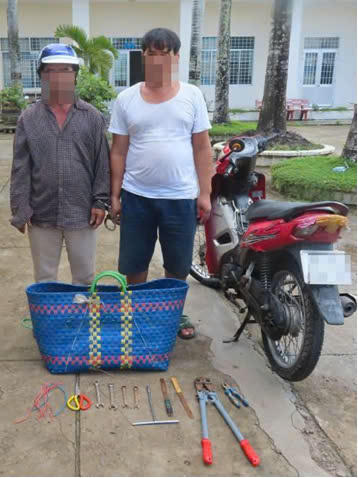 Liên tiếp bắt giữ 2 vụ trộm cắp tài sản tại thị trấn Thứ Ba 
