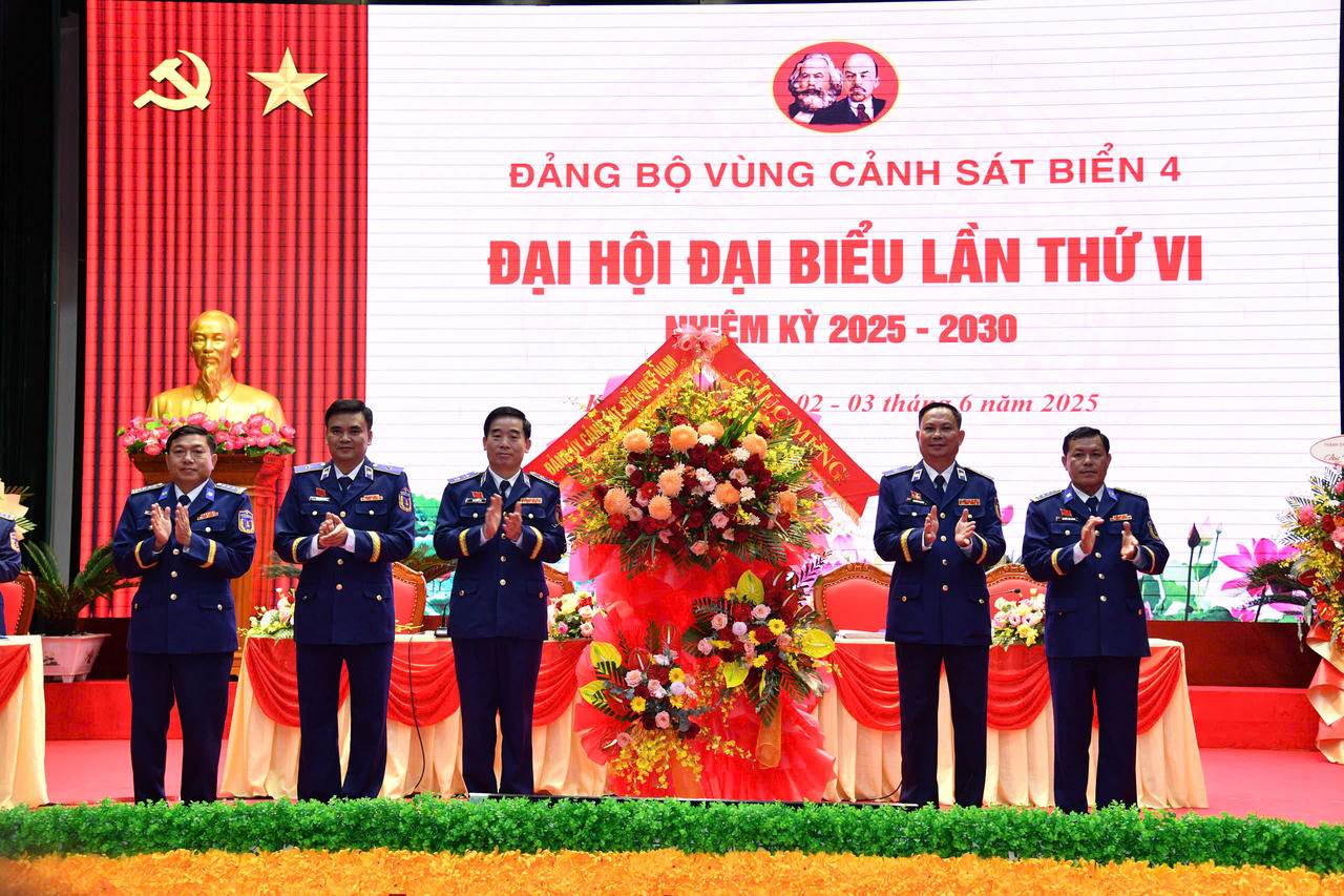 Đại hội Đảng bộ Vùng Cảnh sát biển 4: “Dân chủ, trí tuệ, trách nhiệm, phát triển”