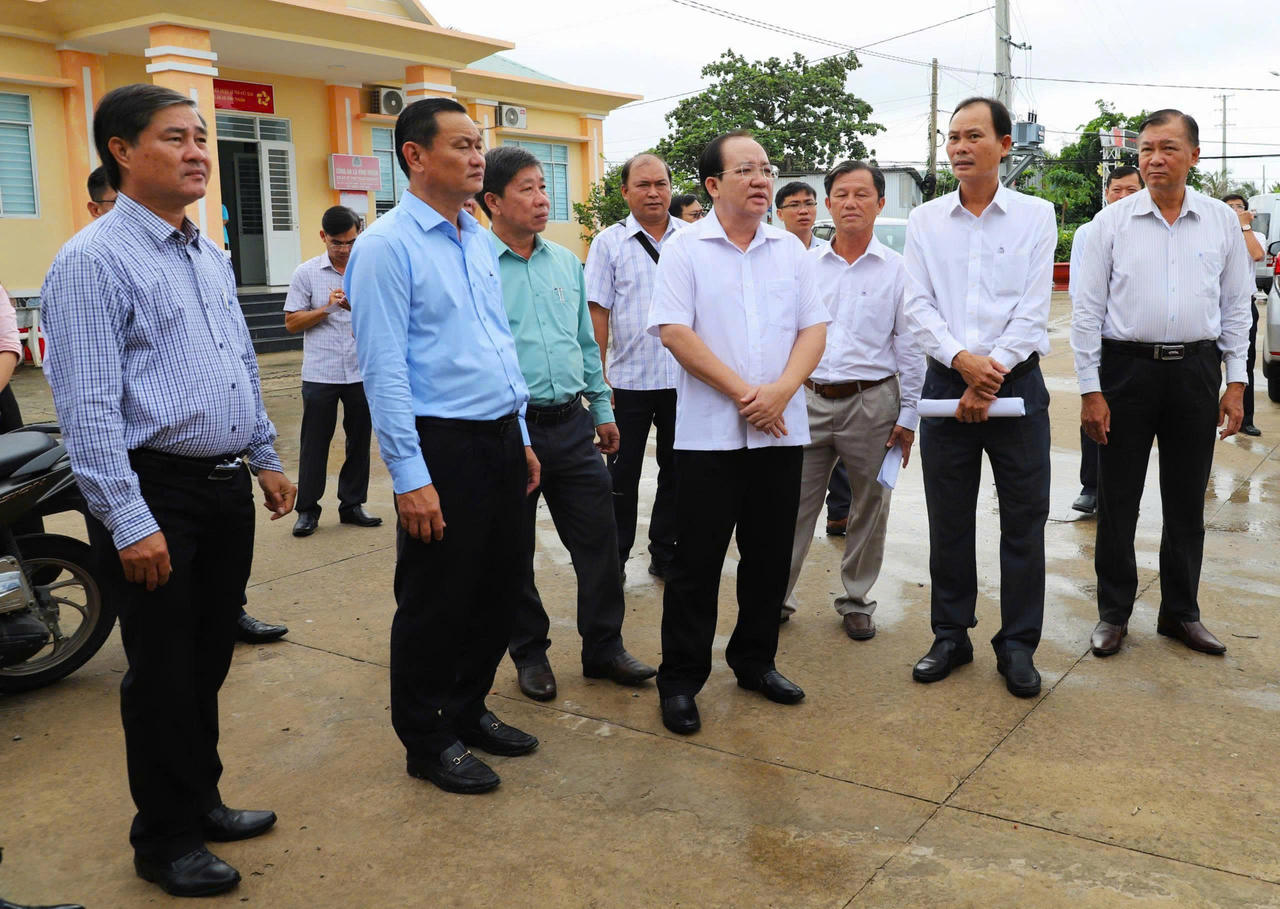 Phó Chủ tịch UBND tỉnh Kiên Giang kiểm tra, khảo sát và làm việc tại huyện Vĩnh Thuận