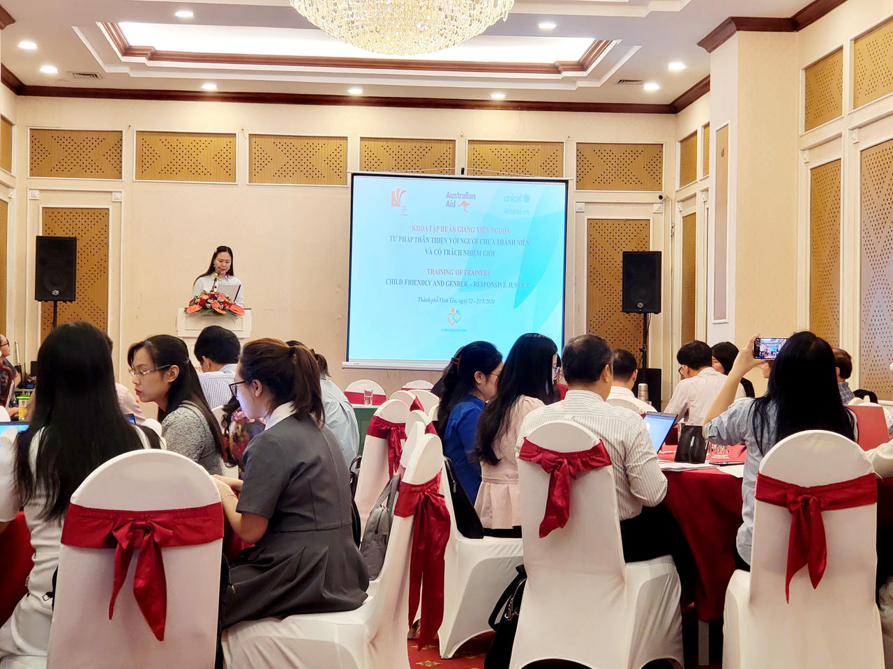 Khai giảng khoá tập huấn giảng viên nguồn tư pháp thân thiện với người chưa thành niên và có trách nhiệm giới