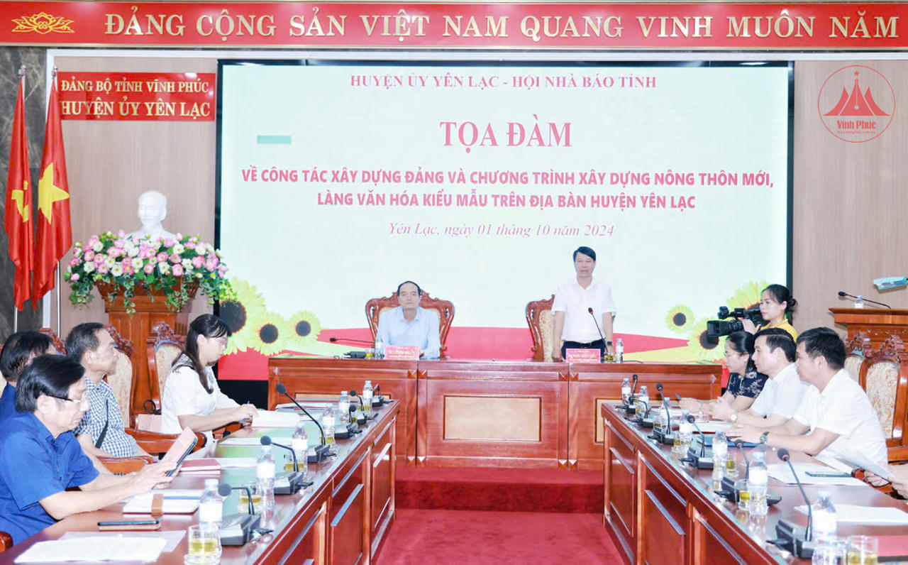 Huyện Yên Lạc dẫn đầu tỉnh Vĩnh Phúc về xây dựng nông thôn mới