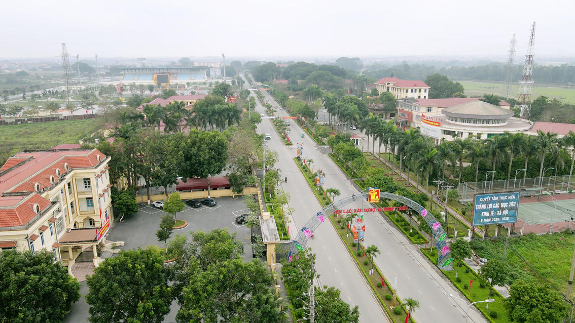 Yên Lạc nỗ lực thực hiện mục tiêu phát triển đô thị bền vững